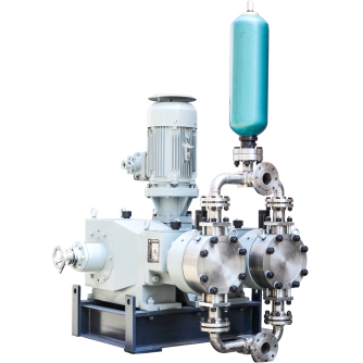 2PJ25NM double pump head hydraulic diaphragm metering pump
